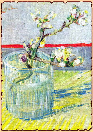 Ван Гог Винсент Виллем - Ветка цветущего миндаля